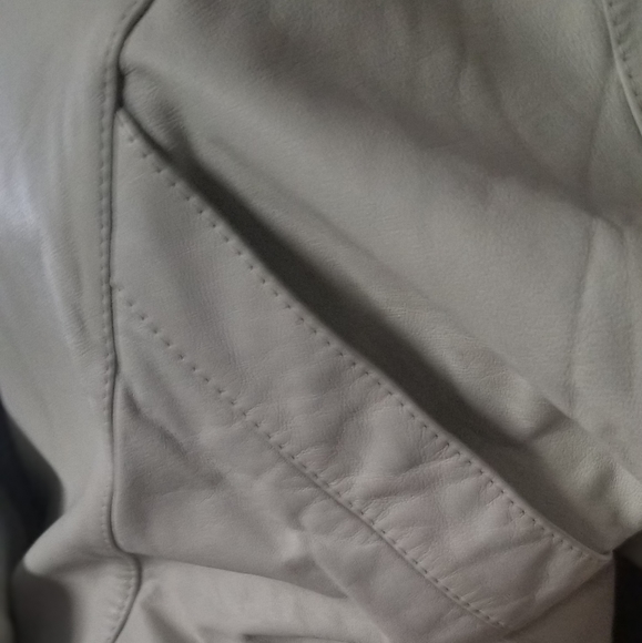 80s REAL VINTAGE LEATHER JACKET SIZE MEDIUM - Picture 6 of 9